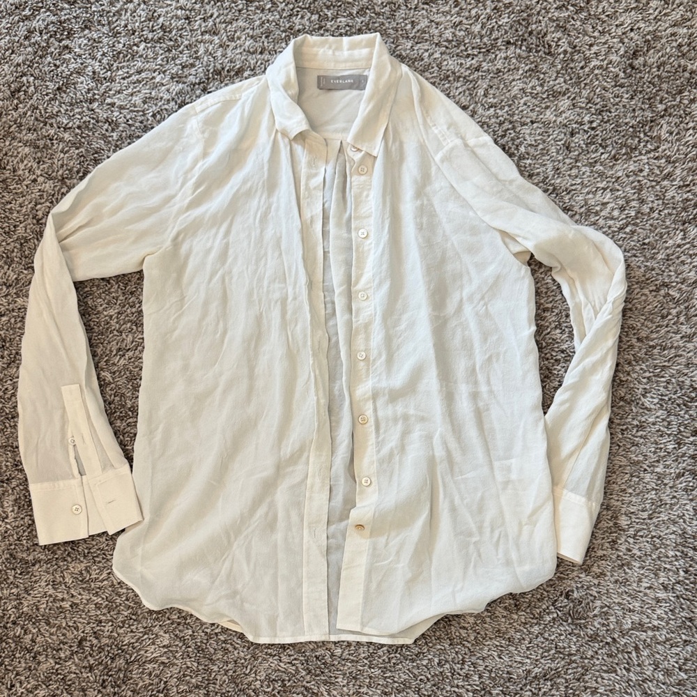 Everlane Silk Button Down Blouse - image 2
